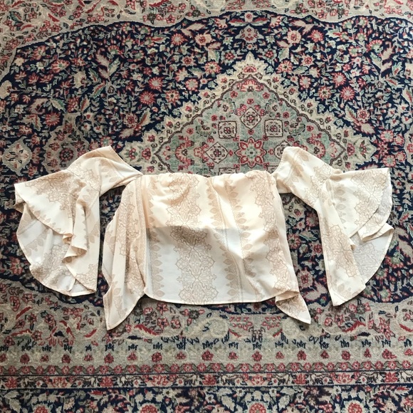 a calin Tops - Strapless boho blouse a Calin